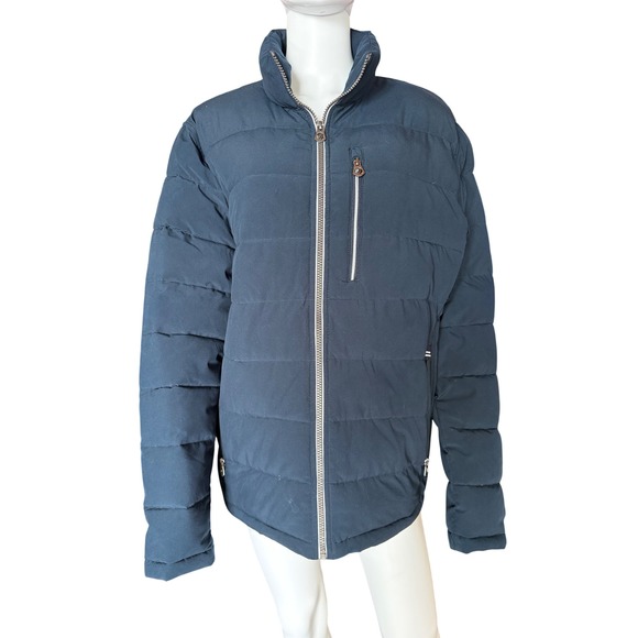 Nautica Other - Nautica Mens Navy Blue Puffer Jacket Water Resistant Wind Resistant Size Large